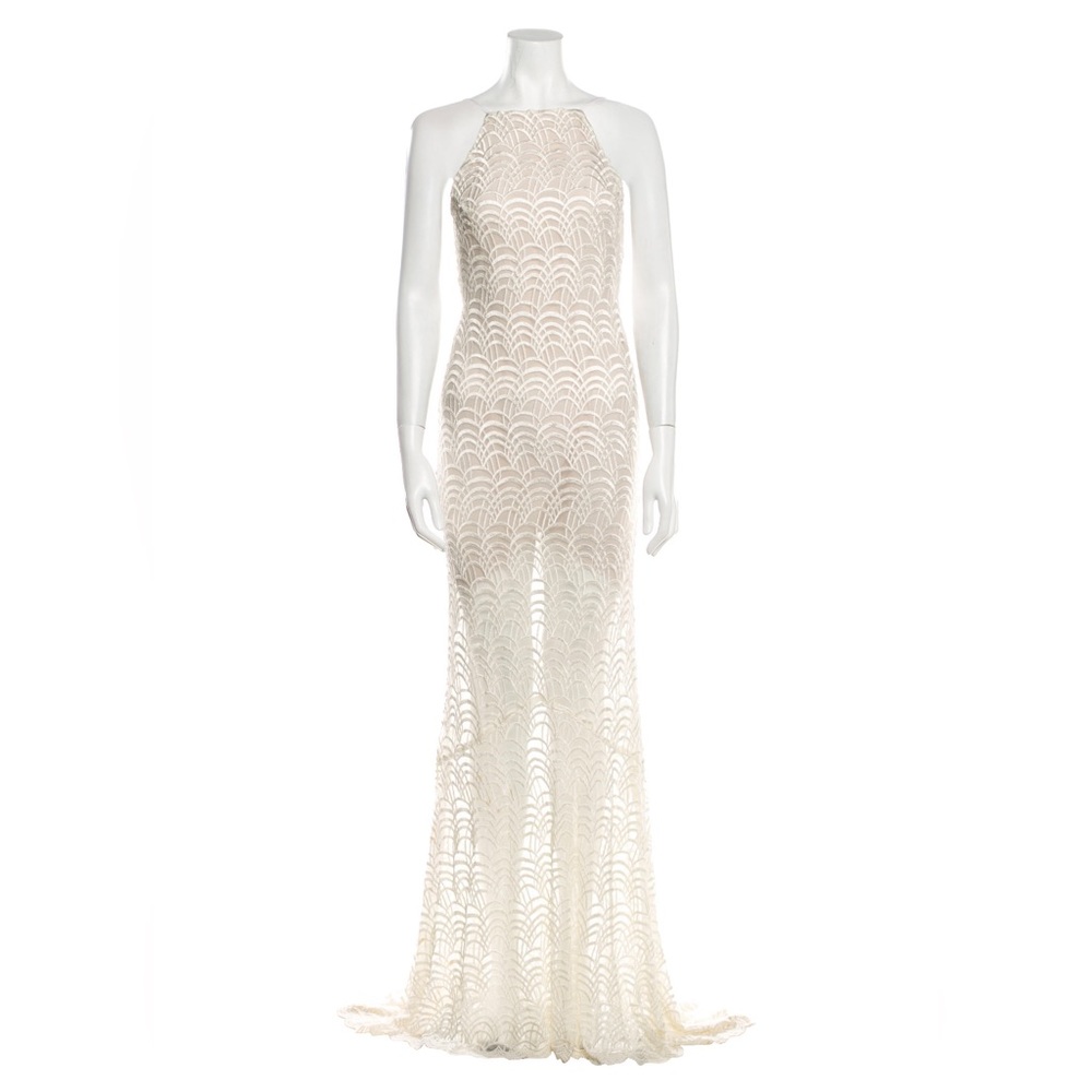 STONE COLD FOX STRAPPY LACE DRESS BRIDAL WEDDING HONEYMOON PHOTOSHOOT BACKLESS